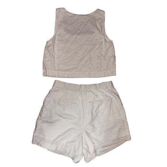 216. Abercrombie & Fitch Linen 2-Piece Set – Top Size M / Pants Size 12R - Picture 2 of 3